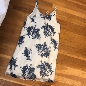 Lucky brand blue and white dress